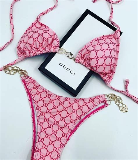 gucci bikini pink|gucci bikini etsy.